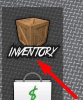 The Inventory button in Slouse's MM2