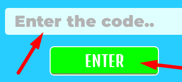 The code redeeming interface in Make It Louder : Simulator