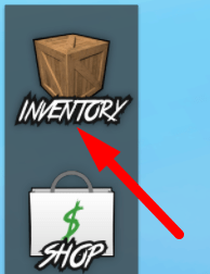 The Inventory button in Swifty's MM2