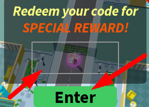 The code redeeming interface in Hotel Tycoon