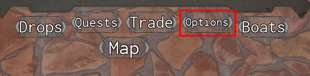 Legends Rewritten options button