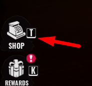 The Shop button in GRIEFVILLE x Chucky : Nightmares!