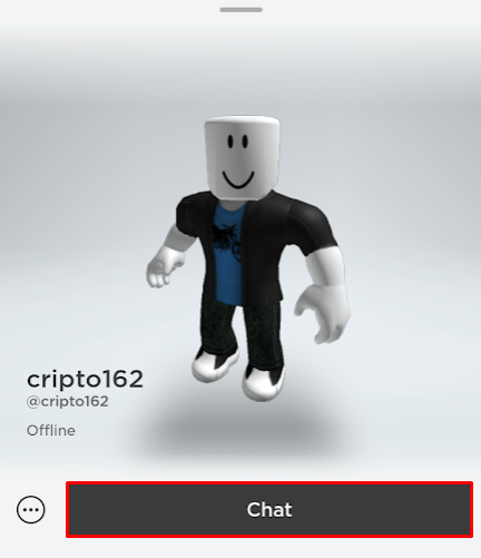 Private message roblox mobile chat button