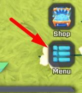 The Menu button in Swordburst 3