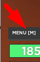 The Menu button in King of Sea