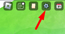 The Settings icon in Push-Up Training Simulator