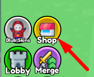 The Shop button in Blub Defense