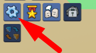 The Settings icon in Pet Fighting Simulator!