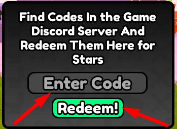 The code redeeming interface in Toilet War Tower Defense