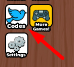 The Codes button in Pizzeria Tycoon 2