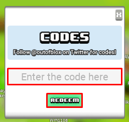 Rail Frenzy enter codes box