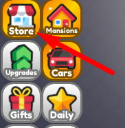 The Store button in Grand Mansion Tycoon