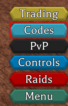 Colossus Legends codes button