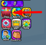 The Shop button in CAPYBARA Race Simulator