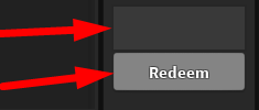 The code redeeming interface in Epic's Murder Mystery 2