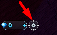 The Settings icon in Blades of Chance