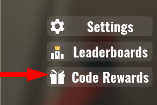 The Code Rewards button in Dealership Life RP