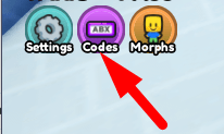 The Codes button in Skibidi Tower Defense