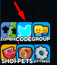 The Code button in Brookhaven RP Zombie Invasion