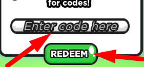 The code redeeming interface in Fitness Simulator 2