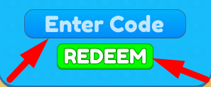 The code redeeming interface in Emerald Tappers X