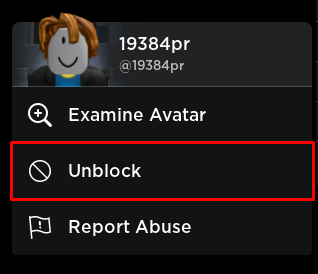 How to block Roblox desktop in-game unblock button