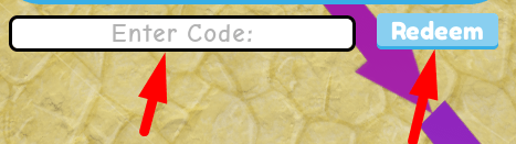 The code redeeming interface in Electricity Tycoon