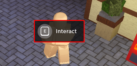 Anime Legacy interact button