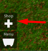 The Shop button in Create a Cart Ride