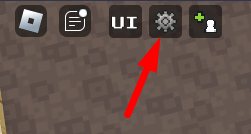 The Settings icon in Slasher Blade Simulator