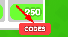 The Codes button in Pogo Simulator