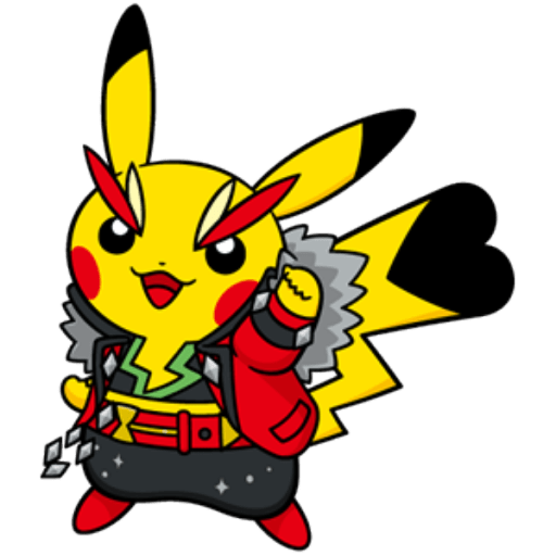 Pikachu Rockstar