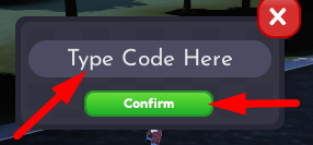 The code redeeming interface in Luxury Palace Tycoon