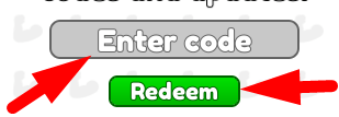 The code redeeming interface in Bench Press Simulator