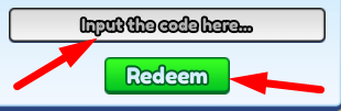 The code redeeming interface in Dig to find dad