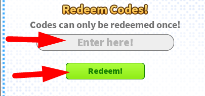 The code redeeming interface in Timber 2