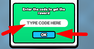 The code redeeming interface in Blow Up