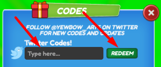 The code redeeming interface in Warriors Army Simulator 2