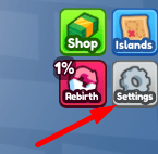 The Settings button in Port Tycoon 2