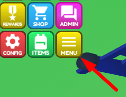 The Menu button in Admin Simulator