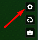 The Settings icon in Football RNG