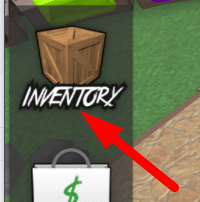 The Inventory button in Angelaz's Murder Mystery 2