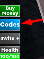The Codes button in Furry Infection