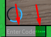 The code redeeming interface in Plank It