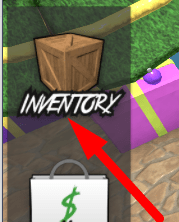 The Inventory button in Ella's MM2