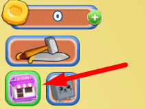 The Shop icon in Weapon Crafting Simulator