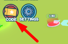The Code button in My Cafe Tycoon