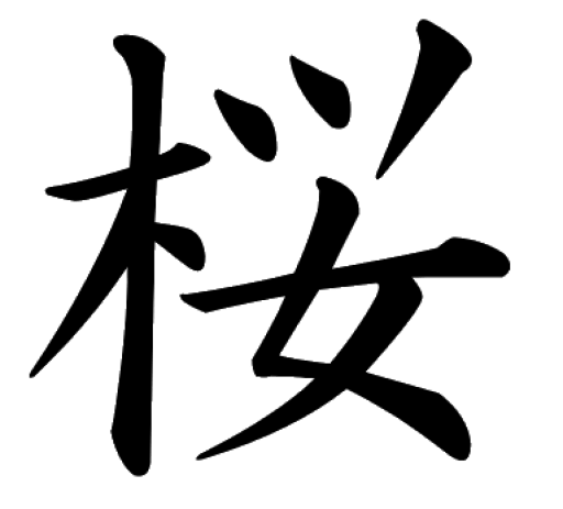 sakura in kanji
