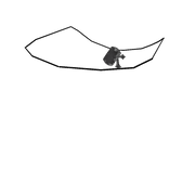 [1.0] Black Chrome Dog Tag Cross Pendant Necklace