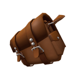 (1.0) Brown Hand-Me-Down Satchel